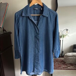 Martha Stewart Indigo Denim Shirt